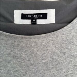 Lafayette 148 Gray Dress - Shift Style